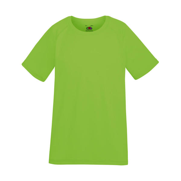 Kids Performance T - Lime Green