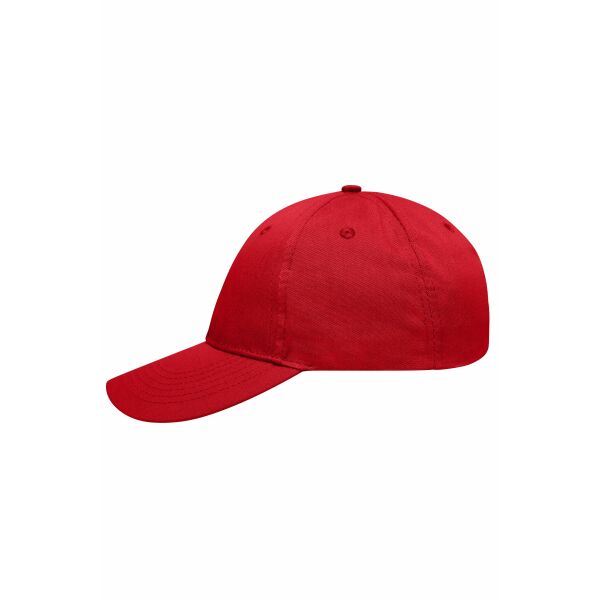 MB6621 6 Panel Workwear Cap - STRONG - - red - one size