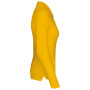 Piqué-damespolo lange mouwen Yellow 3XL