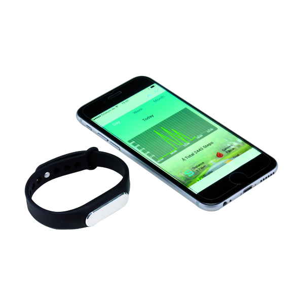 Spatwaterdichte activity- of fitness tracker TRACKER