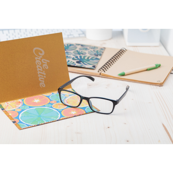 Dioptry Mail Eco - ansichtkaart brillen doekje