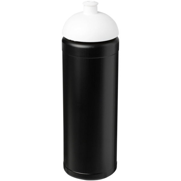 Baseline® Plus grip 750 ml dome lid sport bottle - Solid black/White