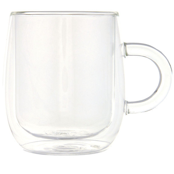 Iris 330 ml glass mug - Transparent clear