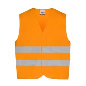 JN815K Safety Vest Kids fluoriserend oranje one size
