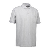 PRO Wear polo shirt | pocket - Grey melange, M
