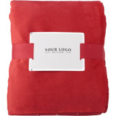 Polyester (190gr/m2) deken Margot rood