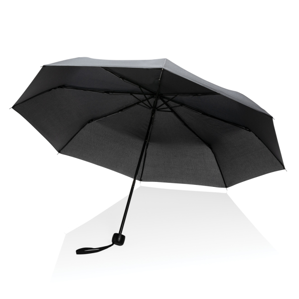 20.5" Impact AWARE™ RPET 190T mini umbrella, black