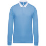 Rugbypolo Sky Blue / White XS