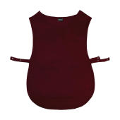 MADRID Women’s Cobbler Apron - Burgundy - 2 (L-2XL)