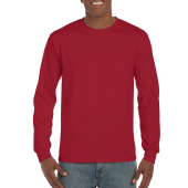 Gildan T-shirt Ultra Cotton LS Cardinal Red S