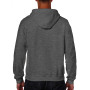 Gildan Sweater Hooded Full Zip HeavyBlend for him 446 dark heather XXL