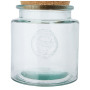 Aire 2-piece 1500 ml recycled glass container set - Transparent clear