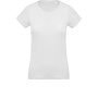 Dames-t-shirt BIO-katoen ronde hals White XS