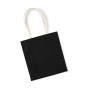 EarthAware™ Organic Bag for Life - Contrast Handle - Black/Natural - One Size
