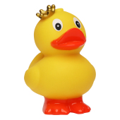 Squeaky duck standing crown