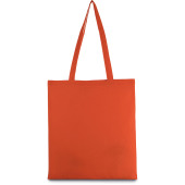 Shopper bag long handles Spicy Orange One Size