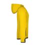Ladies' Hooded Fleece - yellow/carbon - S
