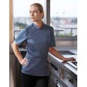 Short-Sleeve Ladies' Chef Jacket Modern-Look - White - 34
