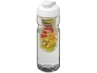 H2O Active® Base 650 ml sportfles en infuser met flipcapdeksel H2O Active® Base 650 ml sportfles en infuser met flipcapdeksel