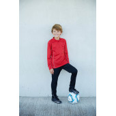 Sportshirt met lange mouwen ¼ ritssluiting voor kinderen Sporty Navy 12/14 jaar