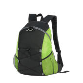 Chester Backpack - Black/Lime Green - One Size