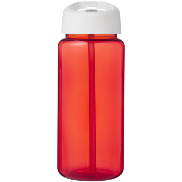 H2O Active® Octave Tritan™ 600 ml spout lid sport bottle - Red/White