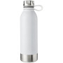 Perth 740 ml stainless steel sport bottle - White