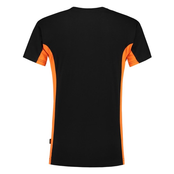 T-shirt Bicolor Borstzak 102002 Black-Orange 4XL
