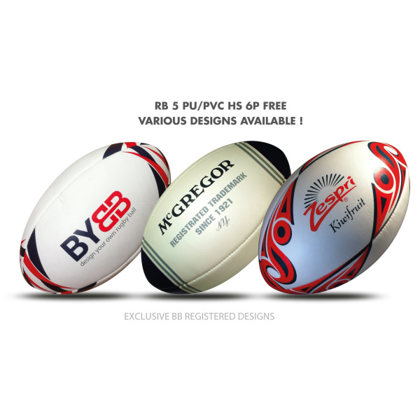 Rugbybal - RB 5 HS PU-PVC 6P FREE