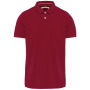 Vintage herenpolo met korte mouwen Vintage Dark Red 3XL