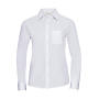 Ladies' LS Poplin Shirt - White - XS (34)