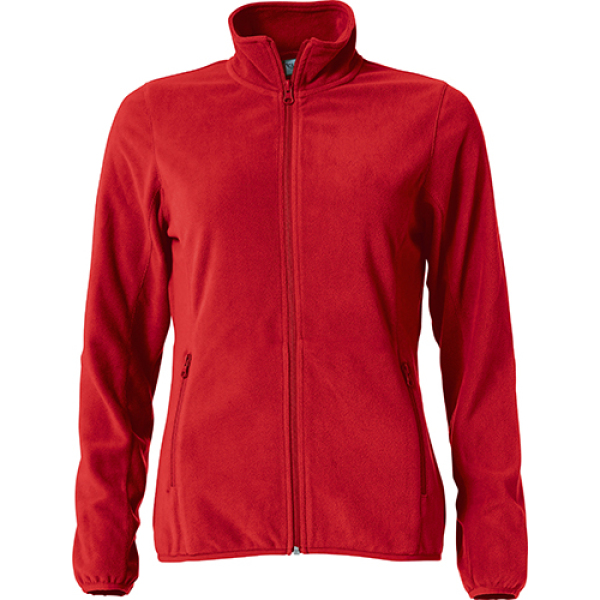 Clique Basic Micro Fleece Jacket Ladies rood xxl