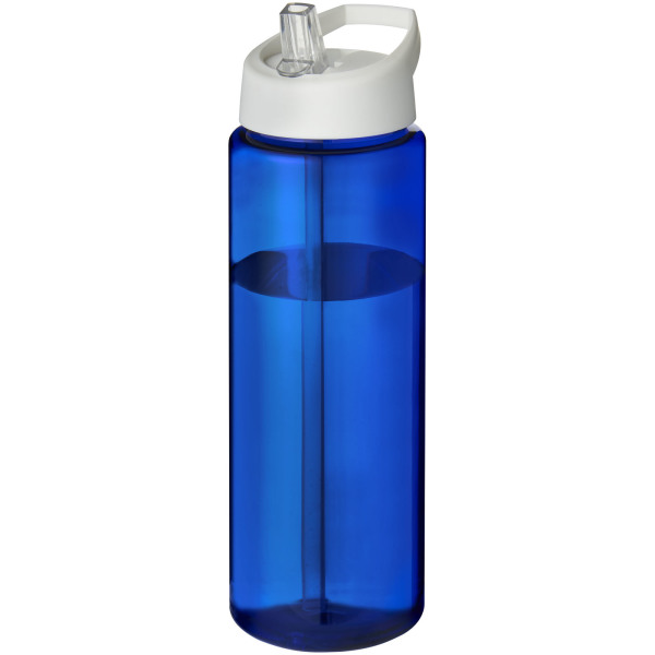 H2O Active® Vibe 850 ml spout lid sport bottle - Blue/White
