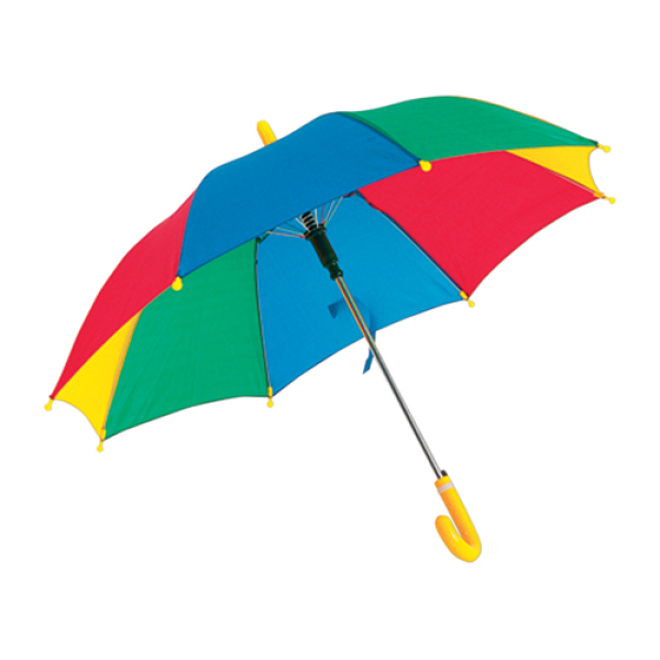 Kinder regenboog paraplu automatisch