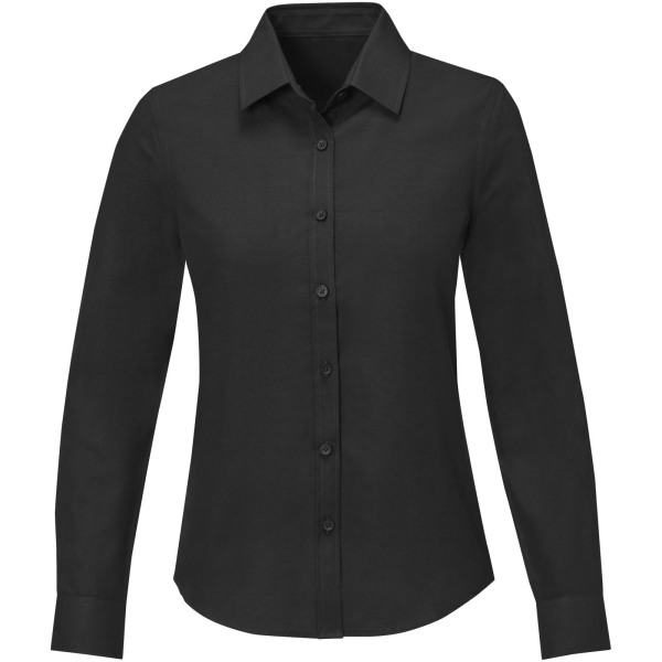 Pollux long sleeve women's shirt - Solid black - XS