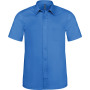 Ace - Heren overhemd korte mouwen Light Royal Blue 3XL