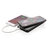 10.000 mAh powerbank met 10W draadloos snelladen met PD, grijs