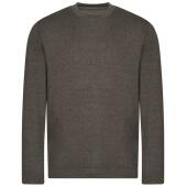 AWDis Unisex Organic Sweatshirt, Charcoal, XXL, Just Hoods