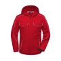 Workwear Softshell Padded Jacket - SOLID - - red - L