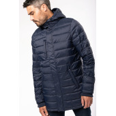 Lichte herenparka met capuchon Black XS