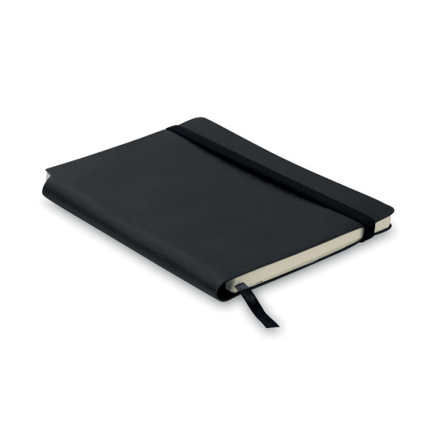 A5 PU notitieboek met 80 vel gelinieerd papier  -Softnote