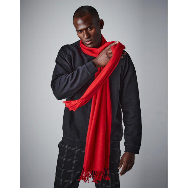 Classic Woven Scarf - Charcoal - One Size