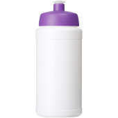 Baseline® Plus 500 ml flaska med sportlock - Vit/Lila