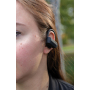 TWS sport oordoppen in oplaadcassette, zwart
