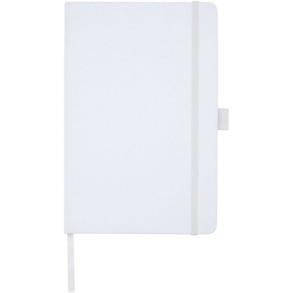 Honua A5 notitieboek van gerecycled papier met gerecyclede PET cover - Wit