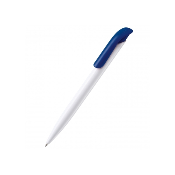 Ball pen Atlas hardcolour - White / Royal blue