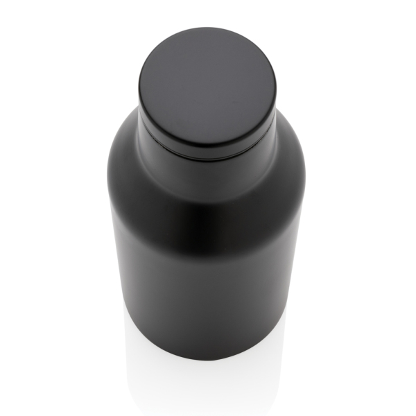 RCS gerecycled roestvrijstalen compacte fles, zwart