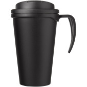 Americano® Grande 350 ml geïsoleerde beker - Zwart/Zwart