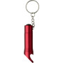 Aluminium 2-in-1 sleutelhanger Carla rood