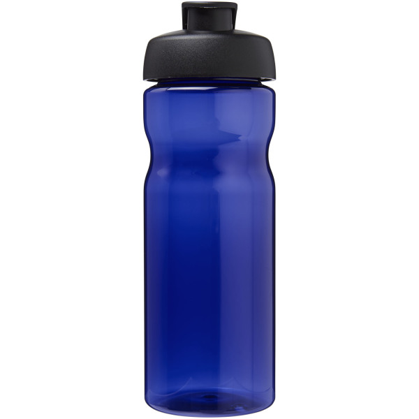 H2O Active® Eco Base 650 ml flip lid sport bottle - Blue/Solid black